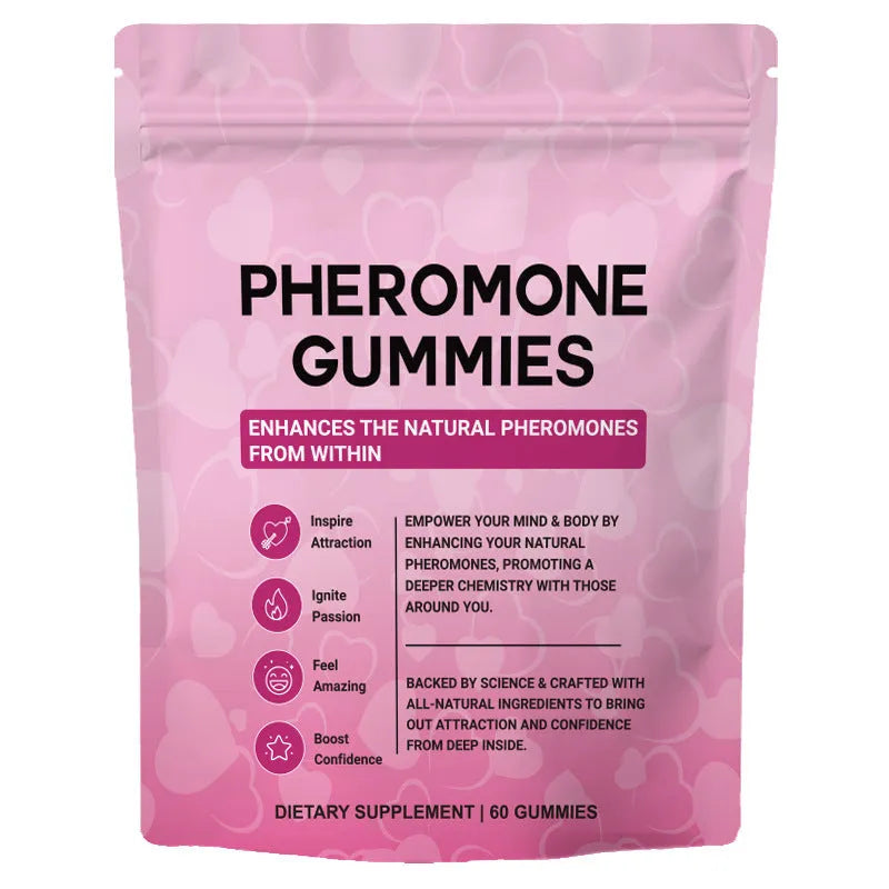 60 piece edible pheromone gummy pack for household pest control targeting flies, ants and cockroaches