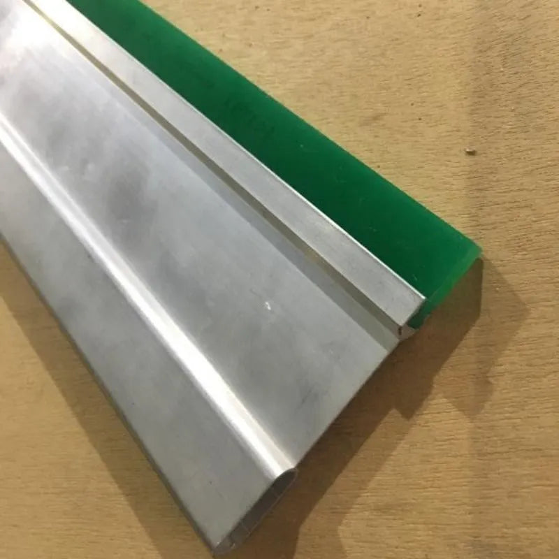 Green aluminum alloy squeegee 50cm long with scratch handle for silk screen printing