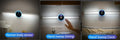 Smart cabinet light with clock and timing sensor, featuring removable LED tube and 4000mAh battery for wardrobe use