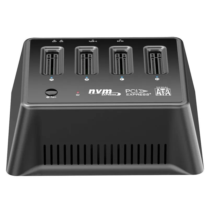 Aluminium alloy M2 Dual Protocol SSD enclosure in K30174P2 colour, showing 90mm length