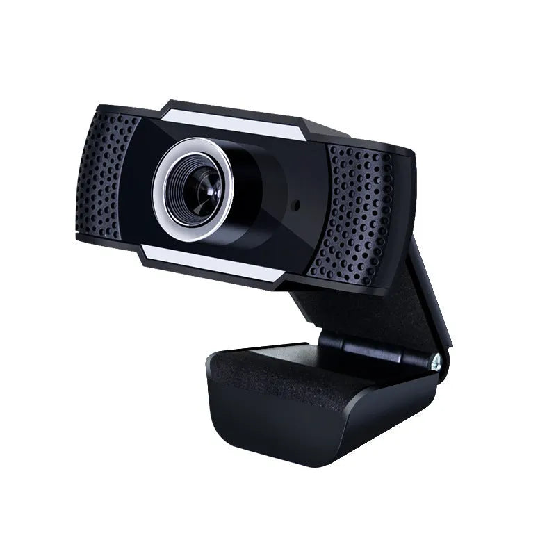 HD 720P USB desktop webcam with clip-on mount and integrated microphone for video calls
