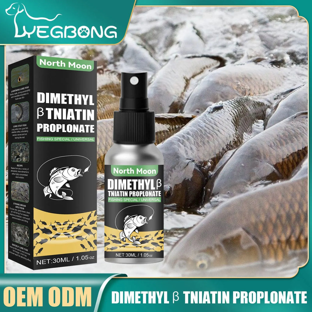 Fish attractant phagostimulant bait additive in 30ml clear liquid bottle for wild fishing angling