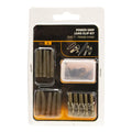 European carp fishing accessory set with 30 pieces including anti-winding tubes and threaded hoses