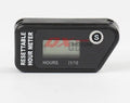 Black YSDS waterproof electronic maintenance timer with LCD display for engine service intervals