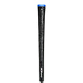 TPE material golf club grip shown in various colours including pink, red, and two-tone black with blue head.