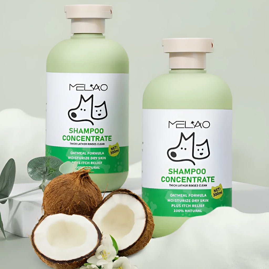 300ml bottle of Hair Care Gentle Pet Oat Bath Shampoo for dogs and cats
