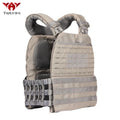Tactical training vest in military green colour, made from 600D encryption polyester with adjustable waist straps