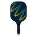A high-density fibreglass outdoor table tennis racket with a classic paddle shape on a plain background.
