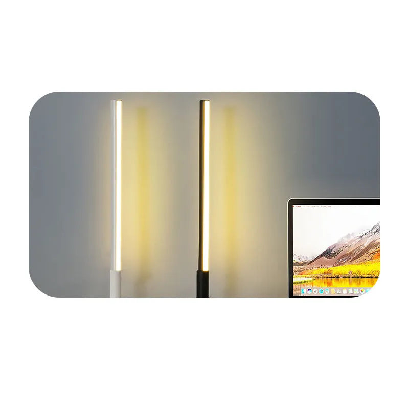 Black retro decorative LED atmosphere lamp with aluminium alloy body measuring 14cm wide by 48.5cm tall