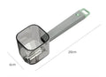 Stainless steel kitchen peeler with PP plastic handle in choice of green, grey, or red colours
