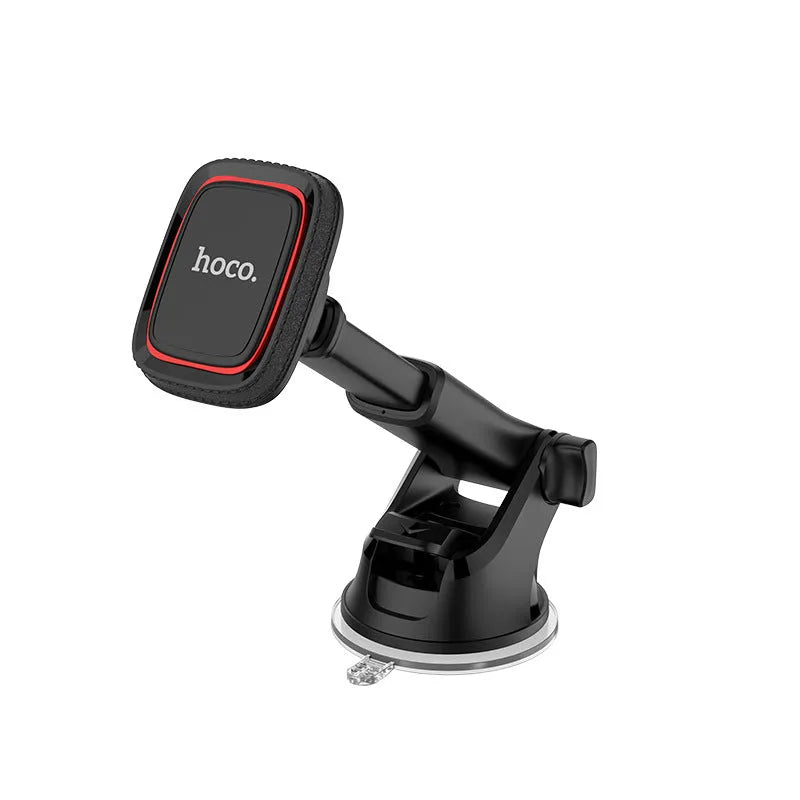 Dashboard stretch rod on-board bracket in black and red, 170x65x95mm, with silicone pads and magnet