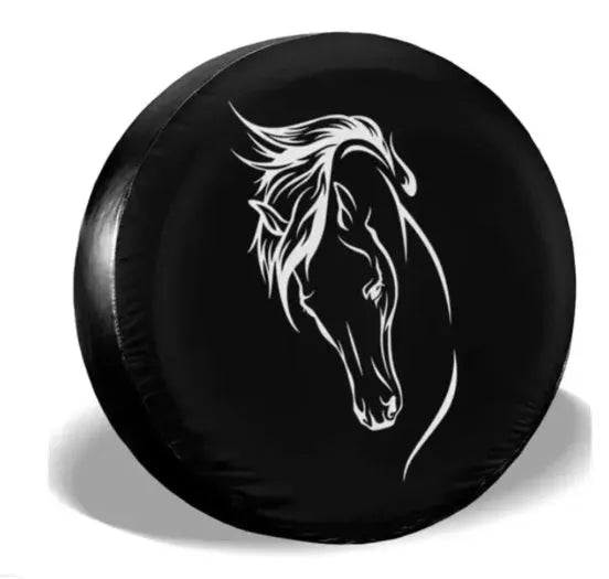 Black PVC sunproof rainproof dustproof spare tire cover 15 inches universal fit for car