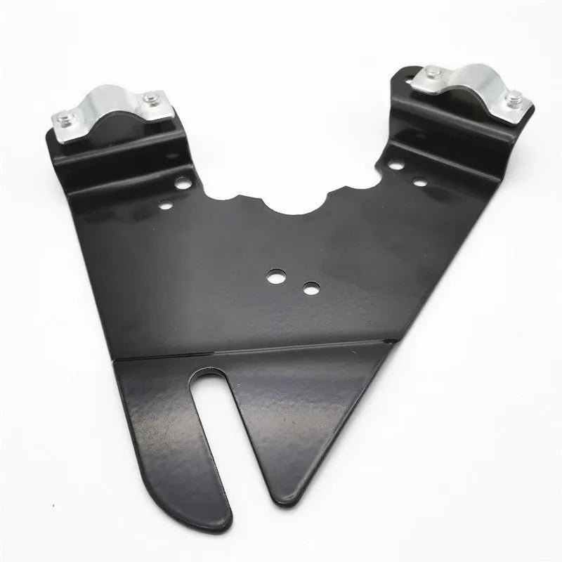 Black iron mounting plate for MY1016Z MY1018 reduction motor triangular bracket