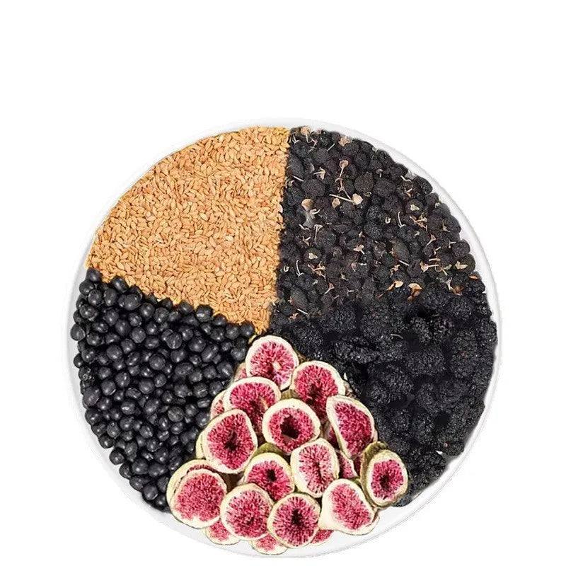 Mulberry black wolfberry herbal tea sachets for women's health in traditional Chinese medicine packaging