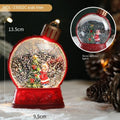 LED Christmas decoration with flame effect in snowman, angel, child tree or old man design
