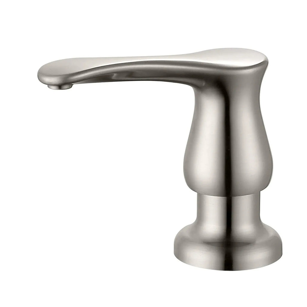 American kitchen sink hand washing accessory ABS electroplated hand press dispenser brushed gold finish