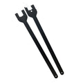 Land Rover fan support wrench coupler tool set with 36mm and 40mm alloy steel spanners