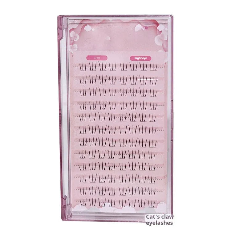 Kitten's Paw lower false eyelashes with 12-row segmented design and 4-5-6mm length