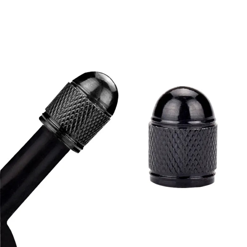 Aluminium alloy mountain bike tyre valve cap in choice of colours