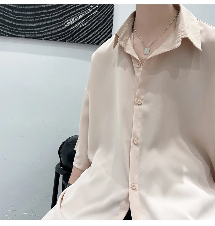 Men's half sleeve solid shirt in yarn-dyed fabric with print, available in six colours and sizes M to 3XL