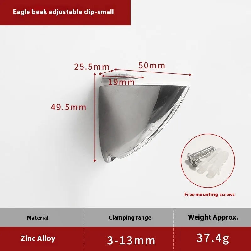 Wooden base adjustable partition holder with electroplated metal clip for glass surface plates