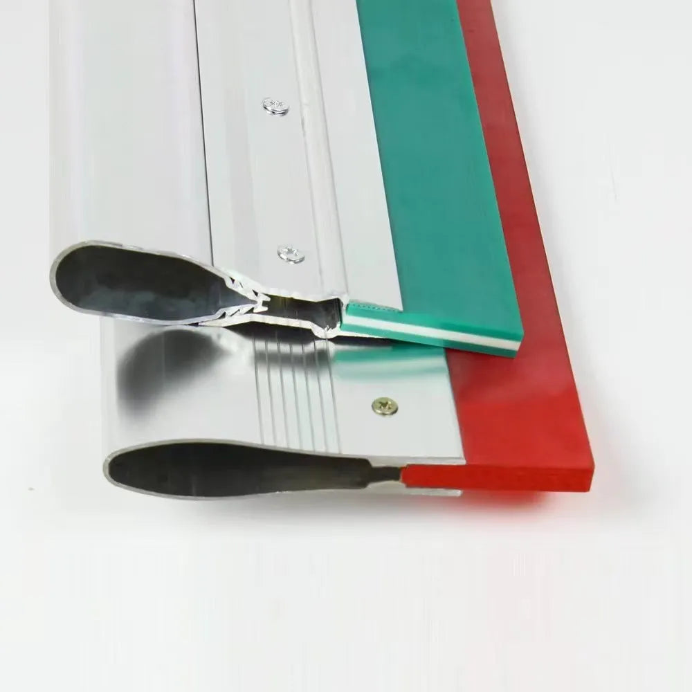 Green aluminum alloy squeegee 50cm long with scratch handle for silk screen printing