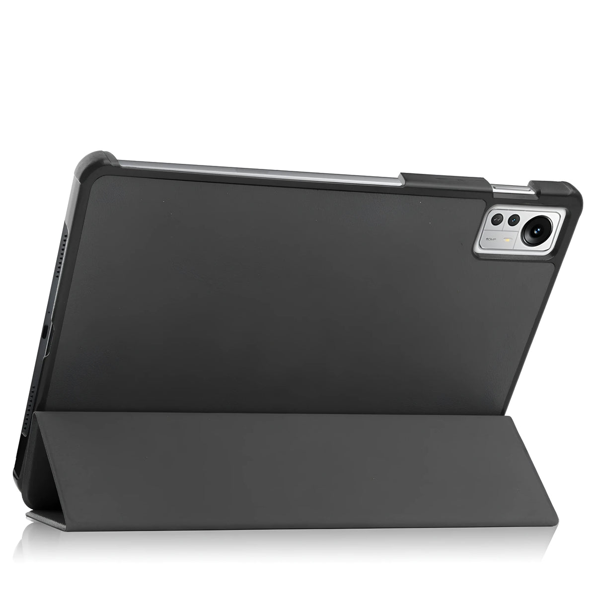Ultra thin anti drop protective case for Xiaomi Tablet 5 Pro 12.4 in black with tri-fold caster hard shell