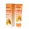 Papaya coconut cucumber facial exfoliating gel cream 100ml tube for deep cleansing and hydration