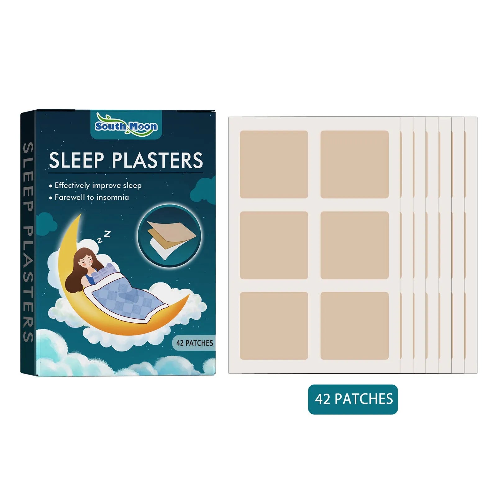 Mild formula nursing adhesive bandage pack with 42 patches, lavender scent, for ladies body care