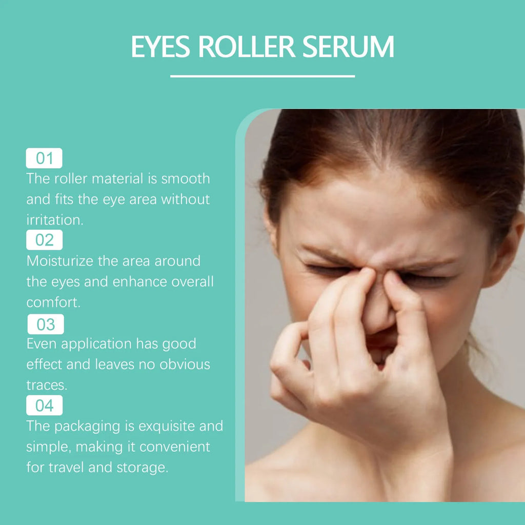 8ML bottle of Eye Care Ball Mild Massage cooling gel with ball applicator.