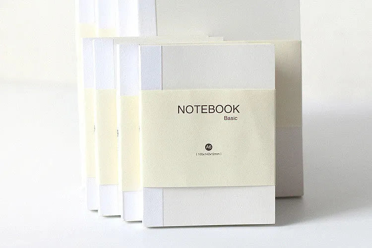 Basic manual refill diary with 80 sheets of 100g Dowling paper in blank, checkered, or line styles