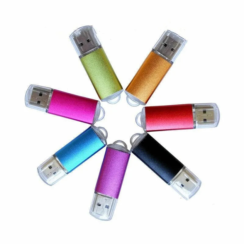 USB software encryption lock dongle with metal shell in multiple colour options showing USB connector