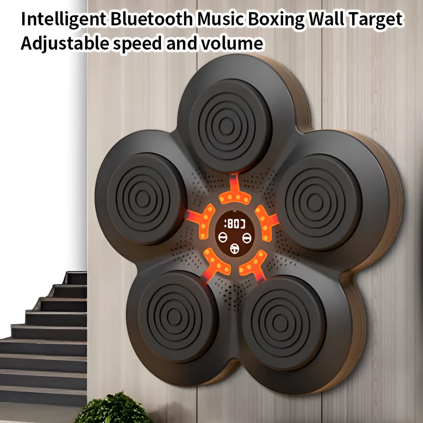 ABS boxing training target in black for children fitness equipment