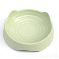 Blue ceramic dog slow feeder bowl with puzzle maze design for small or large breed dogs.