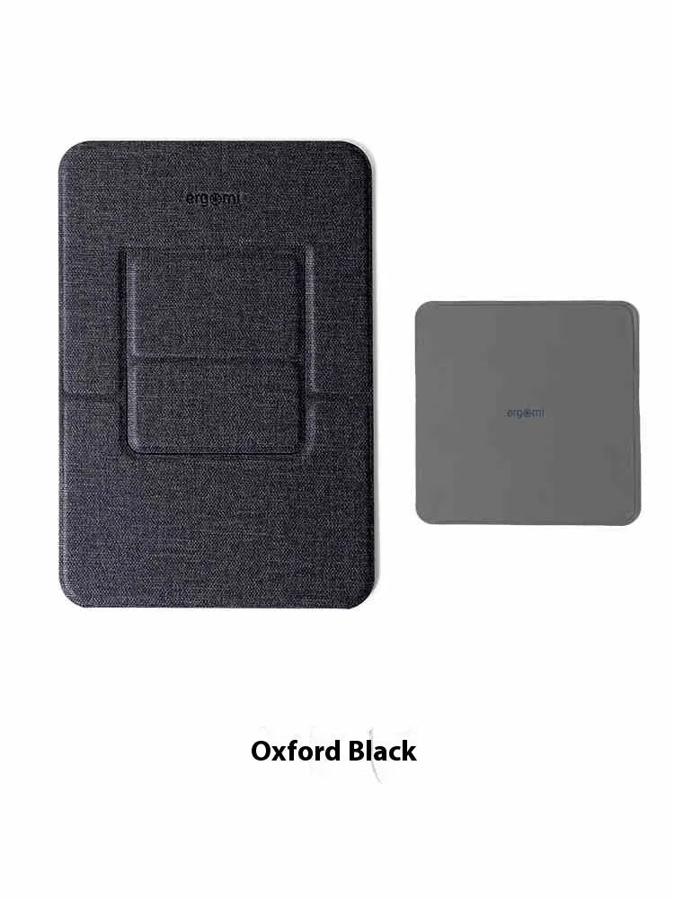 Multi angle lightweight folding magnetic flat bracket for 9.7-13 inch tablet in black with suction cup fixing