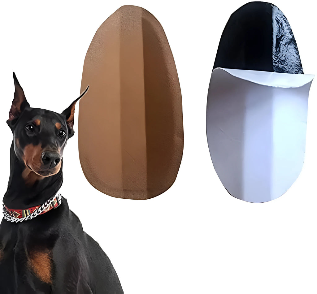 Dog ear correction support stickers with sizing options for Doberman Sheltie Corgi puppies