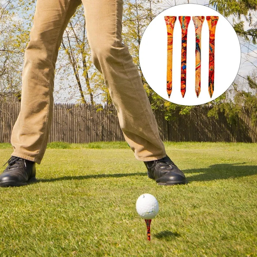 Colourful plastic golf ball holder accessories in a pack of 50 pieces for training