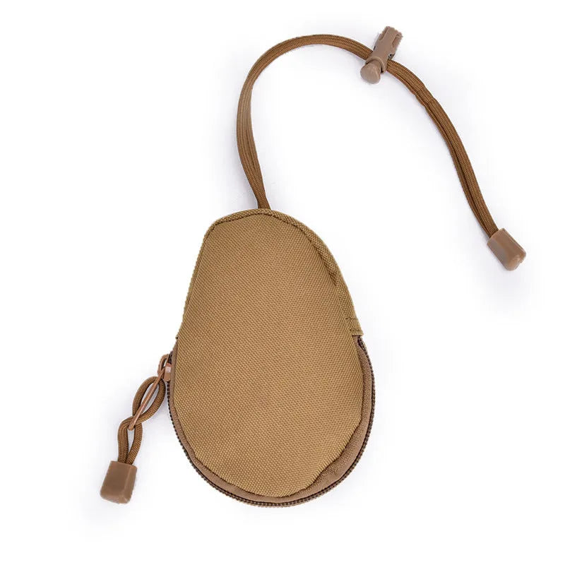 Outdoor sports key organiser bag in Oxford cloth with telescopic rope attached.