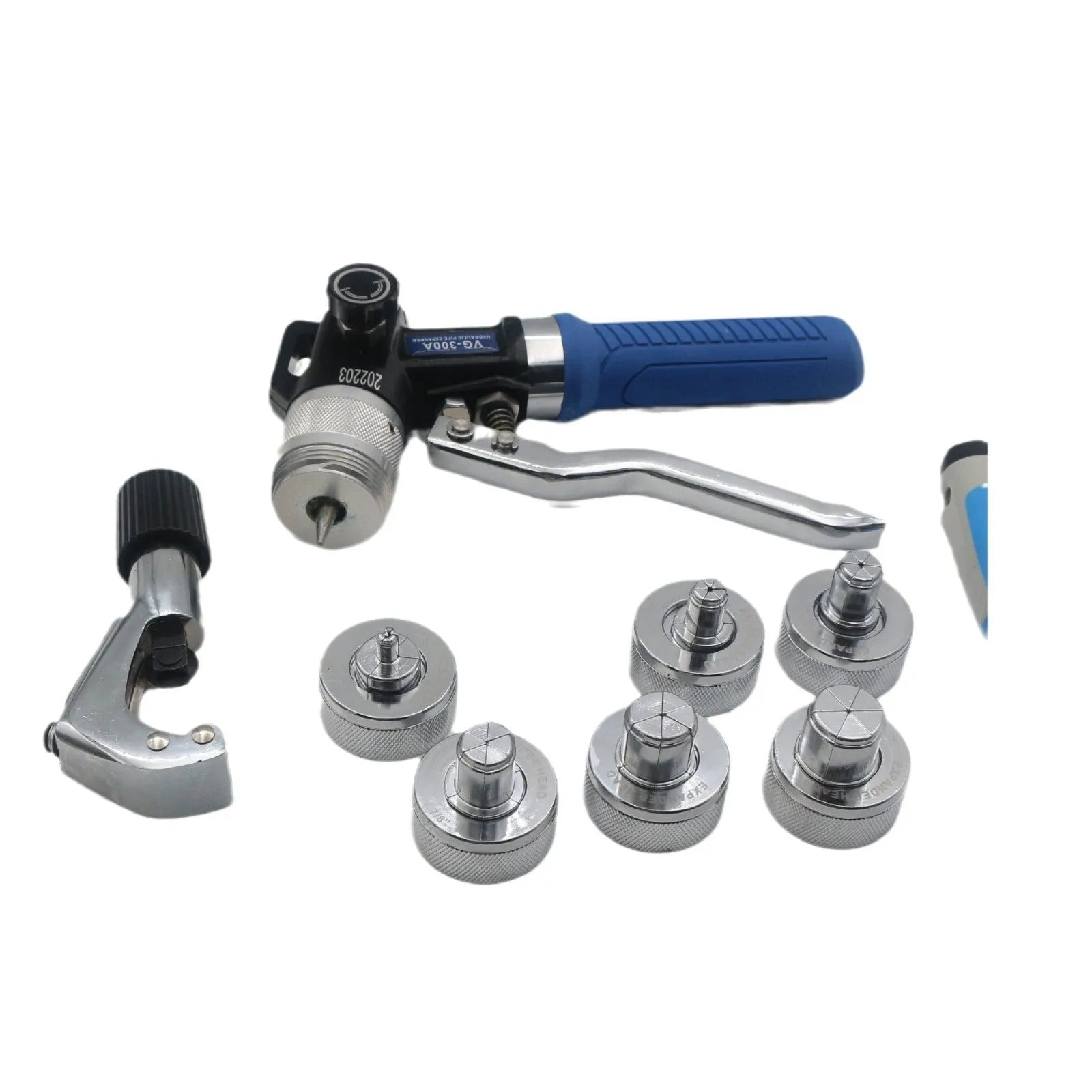 Hydraulic tube expander refrigeration tool made from high-strength alloy steel, VG-300 model.