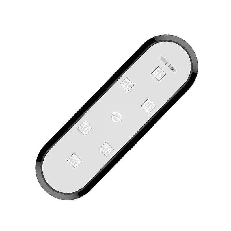 Universal car door warning LED light with ABS plastic housing for anti-collision safety.