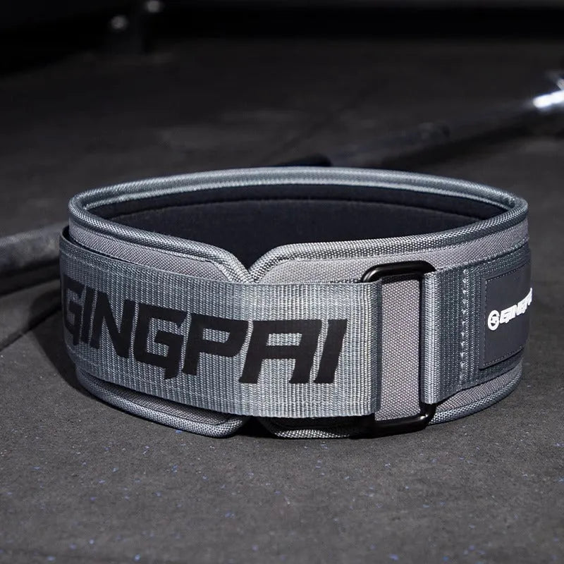 Abdominal exercising band for waist protection during weight training exercises