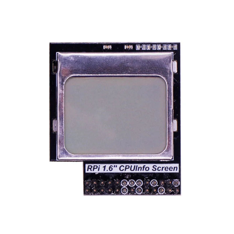 1.6-inch LCD display module for Raspberry Pi with visible screen and backlight switch.