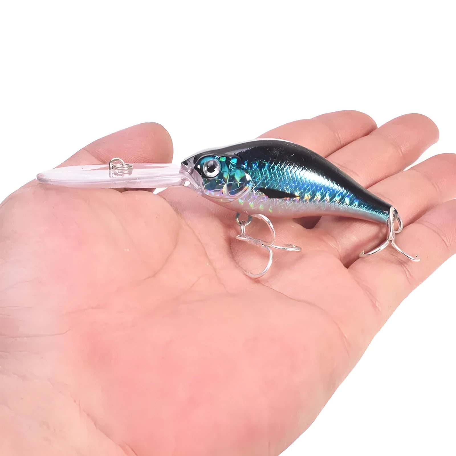 Little Fat Man deep diving mino fishing lure, 10.5cm long and 15g weight, shown in colour option A.