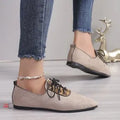 Beige leopard print plus size pointed toe pumps for women in artificial PU with rubber soles