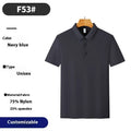 Man wearing a seamless brocade ammonia polo shirt for running or golf in a solid colour.