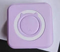 Pocket mini thermal label printer 80x80x35mm USB interface in black and macaron colours