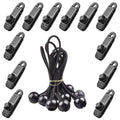 Aluminium alloy windproof tent clip for camping in black and white
