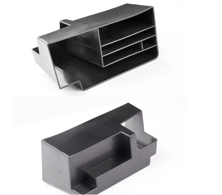 Black plastic centre console storage box for Toyota RAV4 and Rongfang with plug-in design
