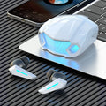 Wireless binaural touch TWS earbuds with digital display charging case in black M5 model