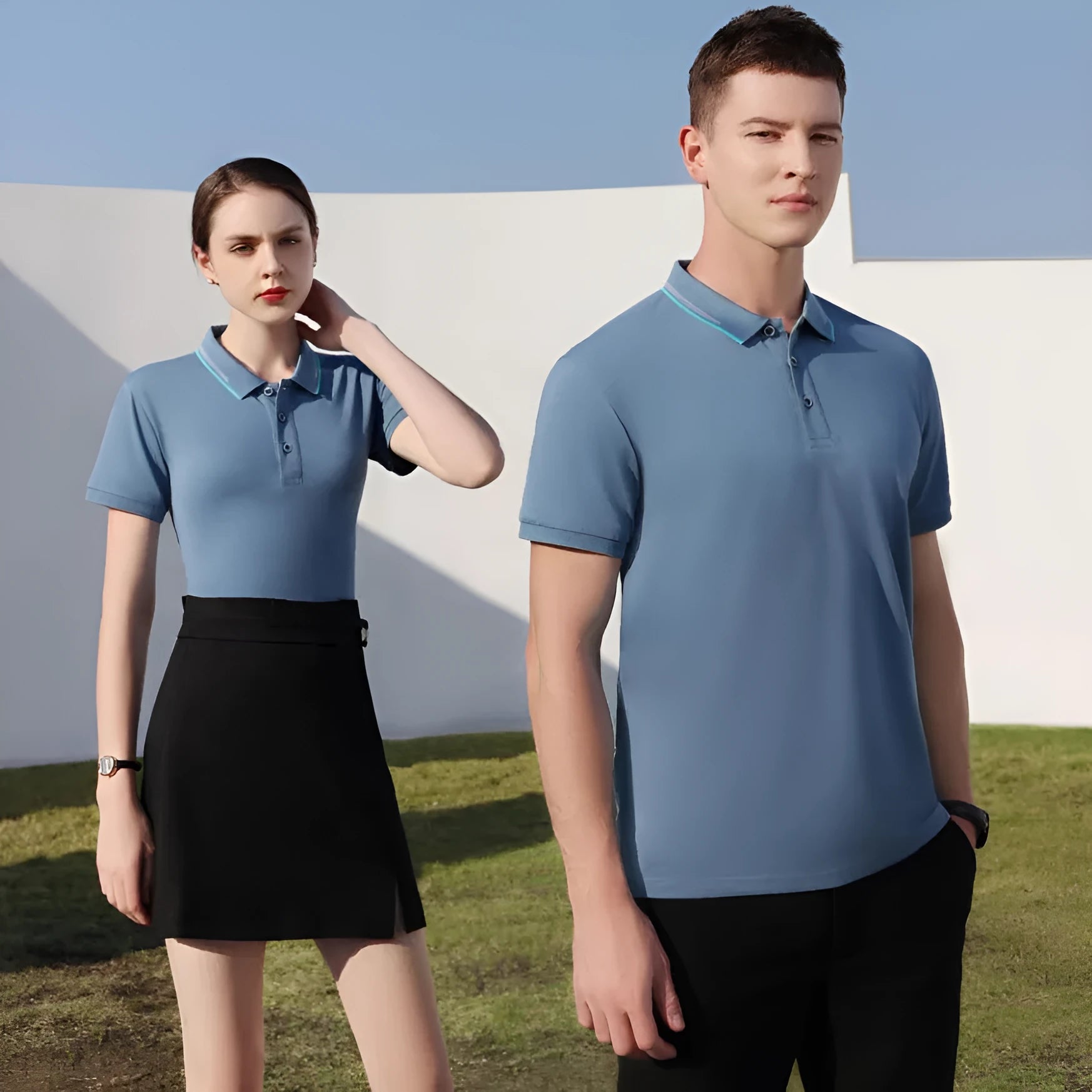 Korean style asymmetrical top with beaded jacquard lapel in multiple colour options